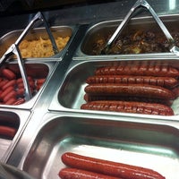 Photo taken at Hot Dog King by Giouli D on 12/20/2012