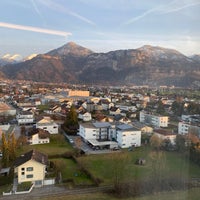 Photo taken at Four Points by Sheraton Panoramahaus Dornbirn by Cagdas D. on 2/19/2022