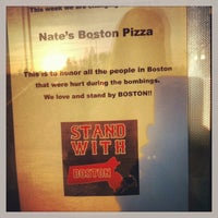 Снимок сделан в Nate&amp;#39;s New York Pizza пользователем Joss 4/18/2013