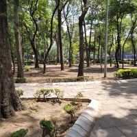 Photo taken at Parque Arboledas by Andrea M. on 7/19/2023
