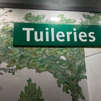 Photo taken at Métro Tuileries [1] by Micaela B. on 8/9/2023