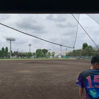 Photo taken at 調布市民野球場 by やぶきち on 9/26/2021