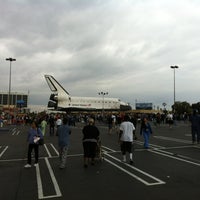 Photo taken at Space Shuttle Endeavor Landing at LAX by blackfeathers b. on 10/12/2012