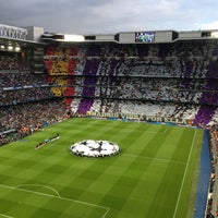 Photo taken at Santiago Bernabéu Stadium by Israel M. on 4/30/2013