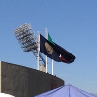 Photo taken at Estadio Olímpico Universitario by Daniel L. on 4/14/2013