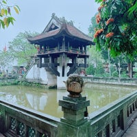 Photo taken at Chùa Một Cột (One Pillar Pagoda) by Skywalkerstyle on 3/15/2024