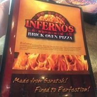 Photo taken at Infernos Brick Oven Pizza by Heather H. on 4/2/2016