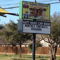 Photo taken at Katy Hand Car Wash by Martha H. on 3/1/2013