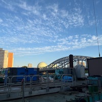 Photo taken at Shirahige Bridge by Kei P. on 10/2/2023