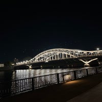 Photo taken at Shirahige Bridge by Kei P. on 12/7/2023