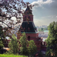 Photo taken at Taynitskaya Tower by Irina G. on 5/18/2013