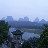 Photo taken at River View Hotel Yangshuo by Martin G. on 4/6/2015