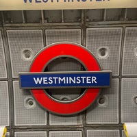 Photo taken at Westminster London Underground Station by Danya on 9/15/2023