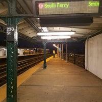 Photo taken at MTA Subway - 238th St (1) by J on 7/26/2017