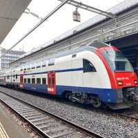 Photo taken at Bahnhof Zürich Enge by Tanh Tanh on 2/4/2020