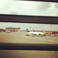 Photo taken at Berlin Tegel Otto Lilienthal Airport (TXL) by Lisa B. on 4/25/2013