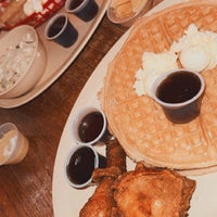 Photo taken at Roscoe&amp;#39;s House of Chicken and Waffles by Jess C. on 3/15/2024