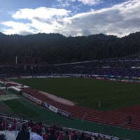 Photo taken at EDION Stadium Hiroshima by ようすけ on 10/21/2023