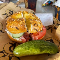 Photo taken at Rosenberg&amp;#39;s Bagels And Delicatessen by Eric B. on 8/12/2022