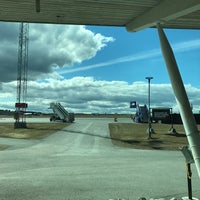 Photo taken at Åre Östersund Airport (OSD) by Teodor M. on 5/12/2017