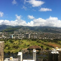 Photo taken at Hilton Waikiki Beach by Takeshi H. on 2/8/2013