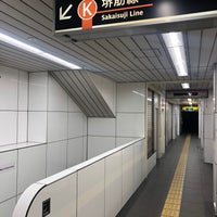 Photo taken at Sakaisuji Line Ebisucho Station (K18) by ミスター タ. on 5/4/2024