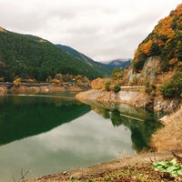Photo taken at Lake Naguri by ももな on 11/26/2016