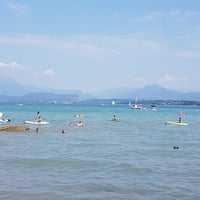 Photo taken at Spiaggia di San Benedetto by Jeroen E. on 8/17/2018