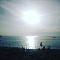 Photo taken at Calamoresca Beach by Antonio Giovanni V. on 8/19/2016