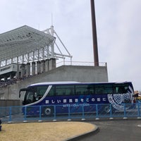 Photo taken at K&amp;#39;s denki Stadium Mito by ムルザニ on 3/24/2024