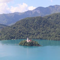 Photo taken at Bled Castle by Alexa D. on 5/18/2024