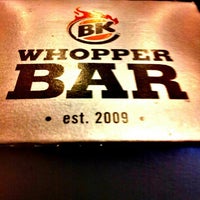 Photo taken at Whopper Bar by Arnoldo T. on 9/22/2012