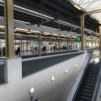 Photo taken at Station Amsterdam Amstel by Rosalie v. on 2/2/2018