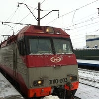 Photo taken at Поезд 153 &amp;quot;Буревестник&amp;quot; by Sergey I. on 2/2/2013