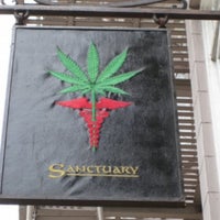 Photo taken at Sanctuary - Medical Cannabis Boutique by AVIAIRE E. on 1/12/2011