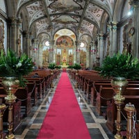 Photo taken at Parroquia y Ex-Convento de San Juan Bautista by Antonis T. on 12/2/2023
