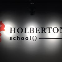 Photo taken at Holberton School by Laurent P. on 4/28/2016