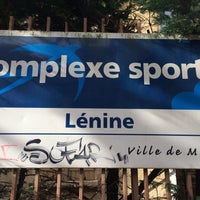 Photo taken at Stade Lenine by Laurent P. on 2/6/2016