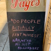 Photo taken at Fayes Video &amp;amp; Espresso Bar by Jacob P. on 8/13/2019