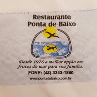 Foto tirada no(a) Restaurante Ponta De Baixo por Domingos Sávio B. em 8/19/2018