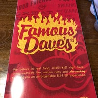 Photo taken at Famous Dave&amp;#39;s by Noelle C. on 1/23/2018