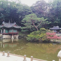 Photo taken at Huwon, Secret Garden by Sj S. on 10/26/2016