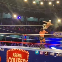 Photo taken at Arena Coliseo by Jorge C. on 4/10/2022
