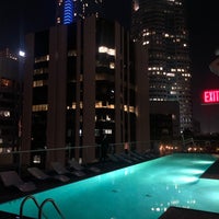 Photo taken at Rooftop Bar at The Standard by R on 11/3/2019