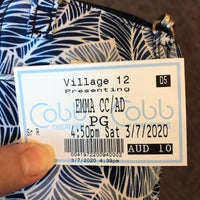 Photo taken at Cobb Village 12 Cinemas by Kathie H. on 3/7/2020