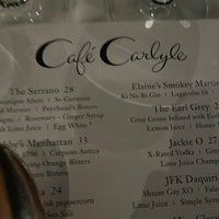 Photo taken at Café Carlyle by Pat D. on 3/31/2022