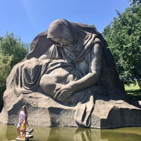Photo taken at Монумент «Скорбящая мать» by Natalie on 6/30/2021