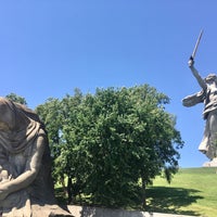 Photo taken at Монумент «Скорбящая мать» by Natalie on 6/30/2021