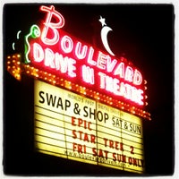 Photo taken at Boulevard Drive-In Theatre by Alexis C. on 6/8/2013