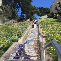Photo taken at Golden Gate Heights Mosaic Stairway by Mehkta W. on 4/2/2016